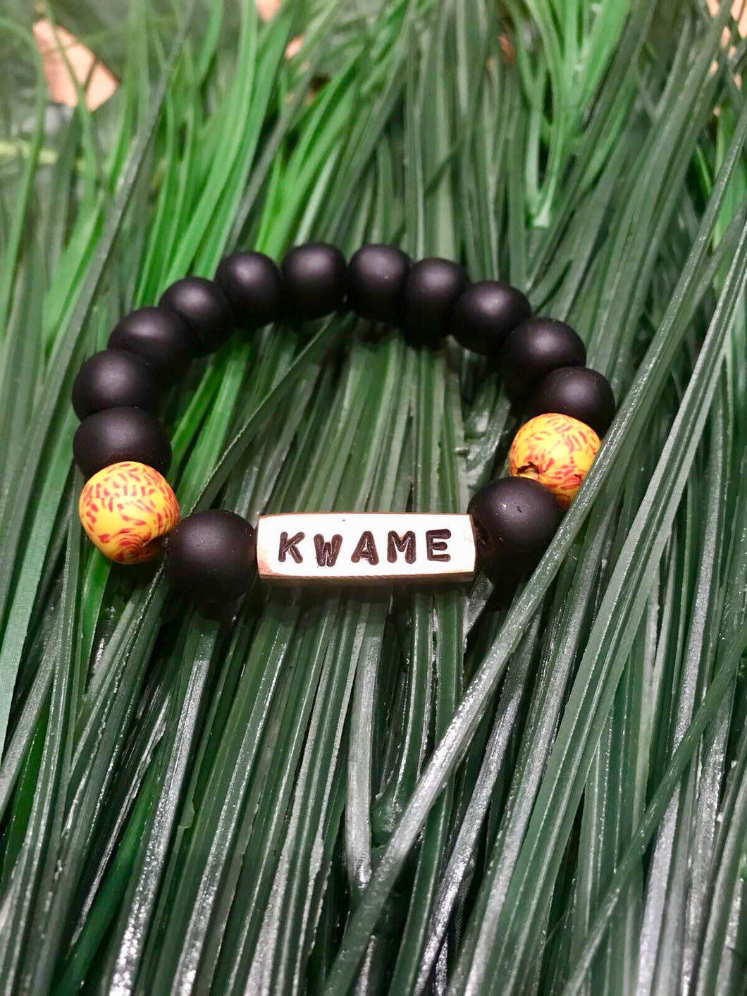 “Kwame” name bracelet